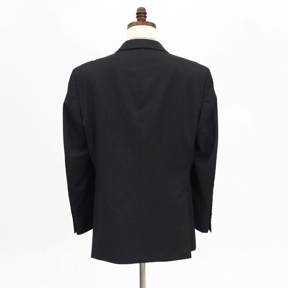 Jones New York 44R Gray Solid 2-Button Sport Coat Blazer Jacket B798_7
